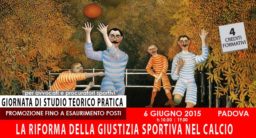 IVa EDIZIONE GIUSTIZIA SPORTIVA