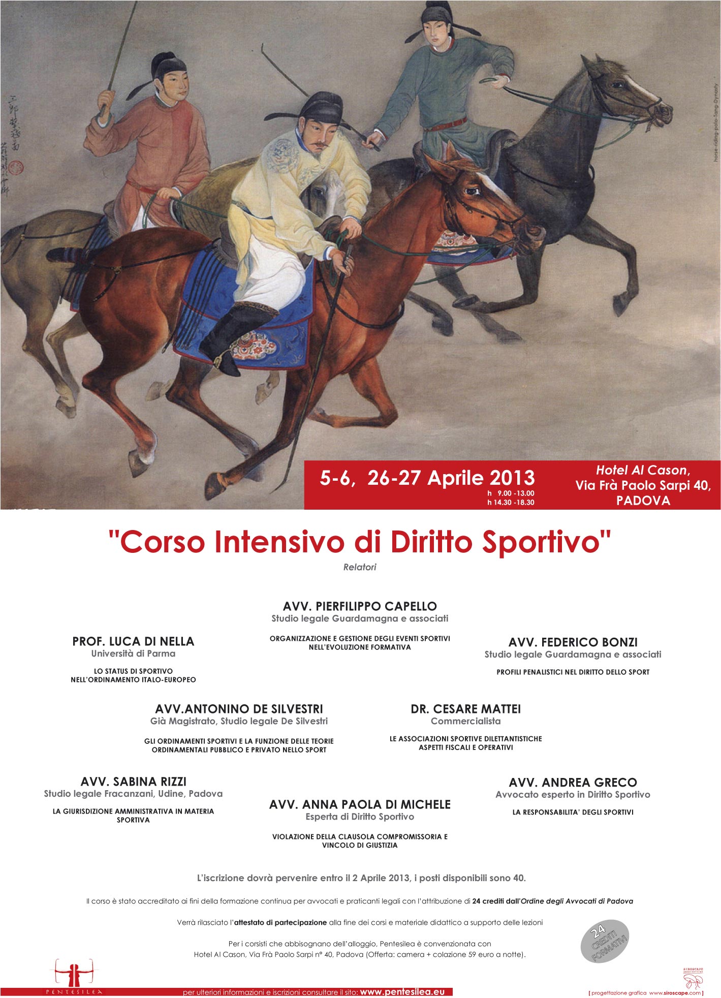 Corso Intensivo di Diritto Sportivo, Pentesilea